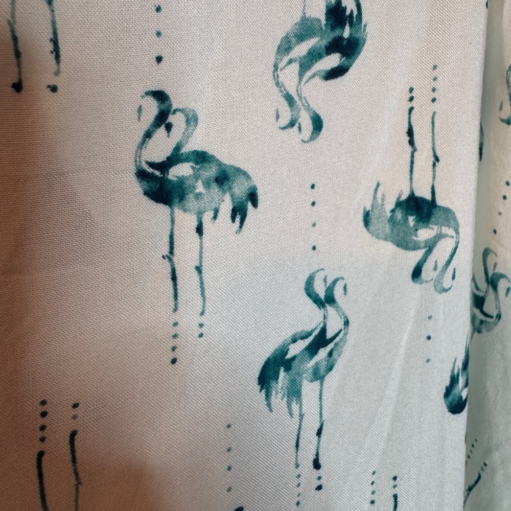 Sonoma White and Blue Flamingo Camisole - Picture 4 of 5